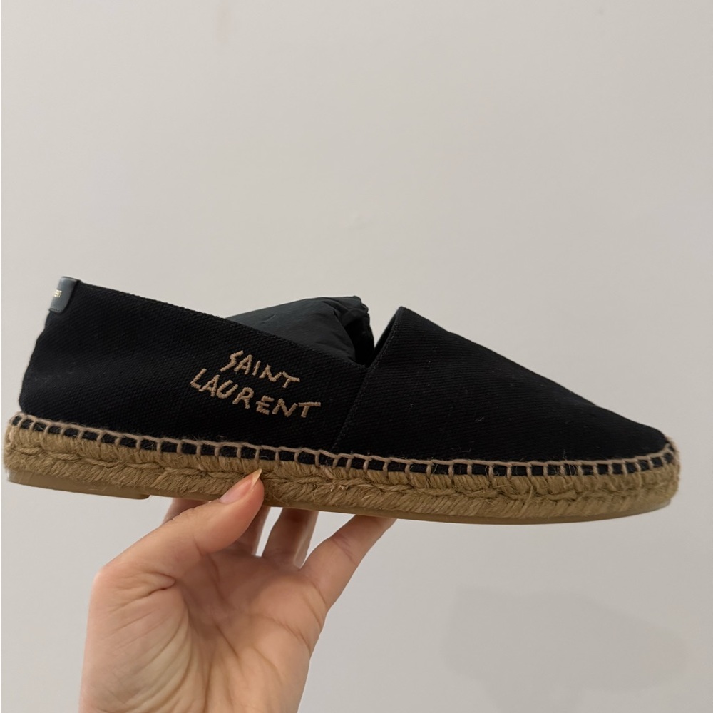 Saint Laurent Black Espadrilles - Picture 4 of 9